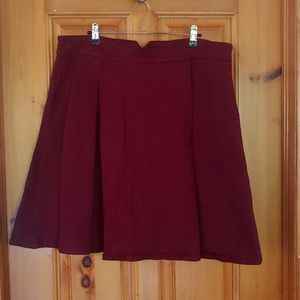 Canadian designer purple flare skirt size 16